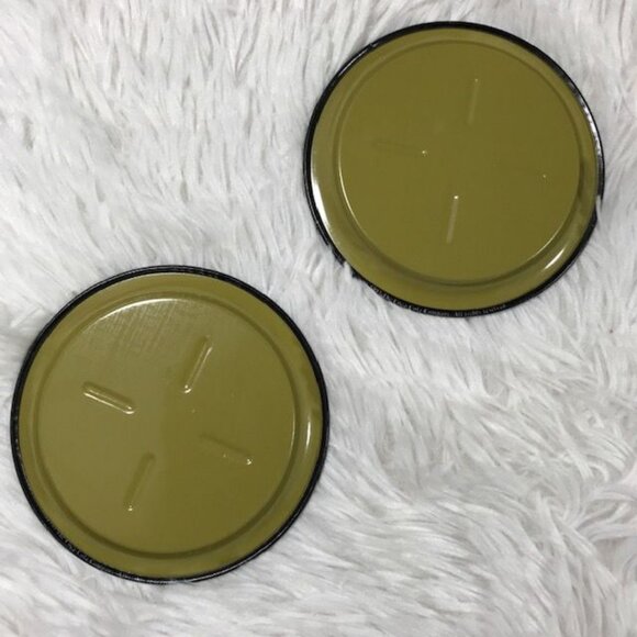 NWOT Vintage Coca-Cola 'Fountain Service' Angled Hinge Lid Tin & Coasters Set - Picture 12 of 13